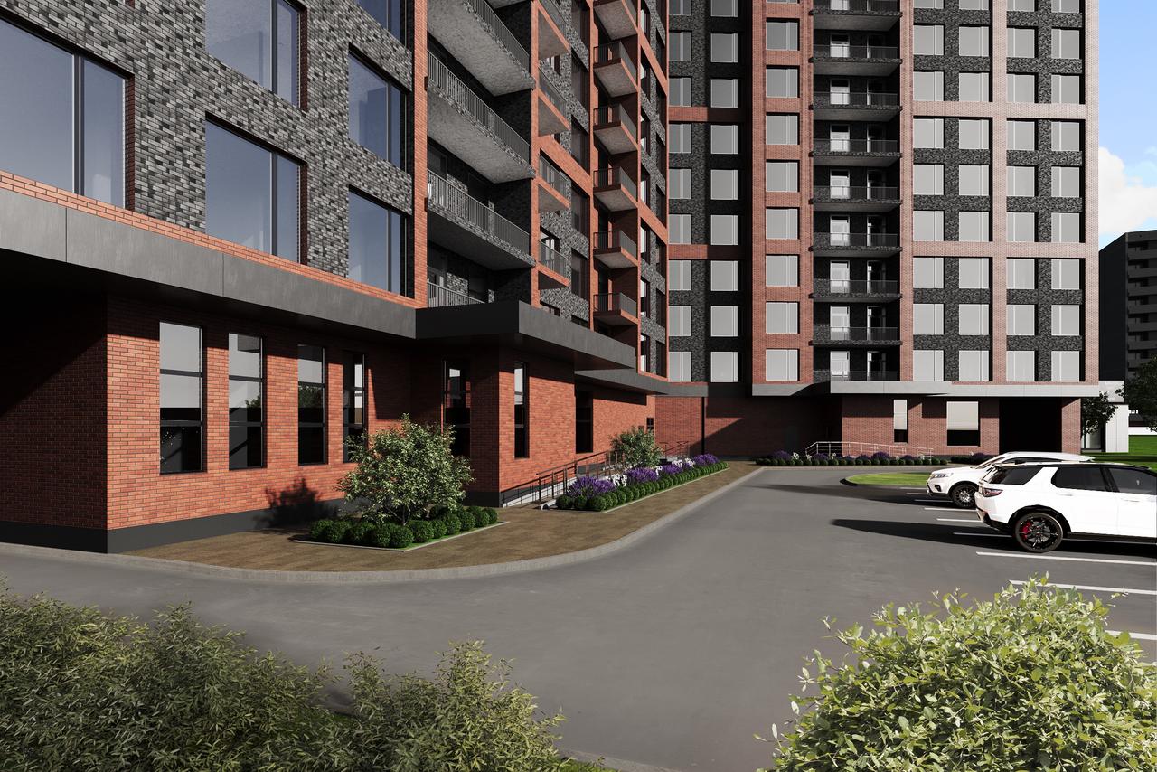 ЖК Центральный — вечерний вид